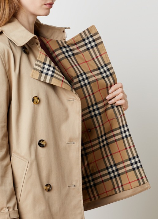 Burberry Lakefield trenchcoat met strikceintuur en steekzakken - detail 6 beige