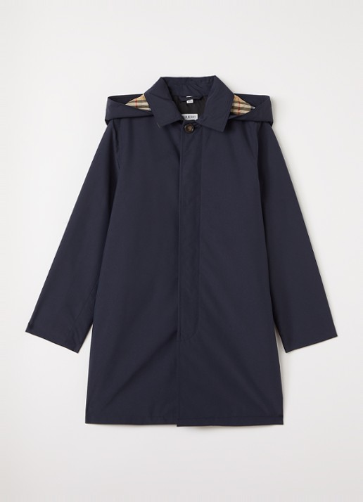 Burberry Martin trenchcoat met capuchon