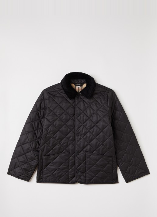 Burberry Milo jack met quiltpatroon