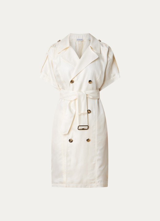Burberry Mini blousejurk met strikceintuur