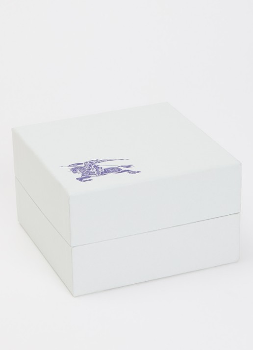 Burberry N7 set van muts met handschoenen en sokken van kasjmier - detail 2 ivoor