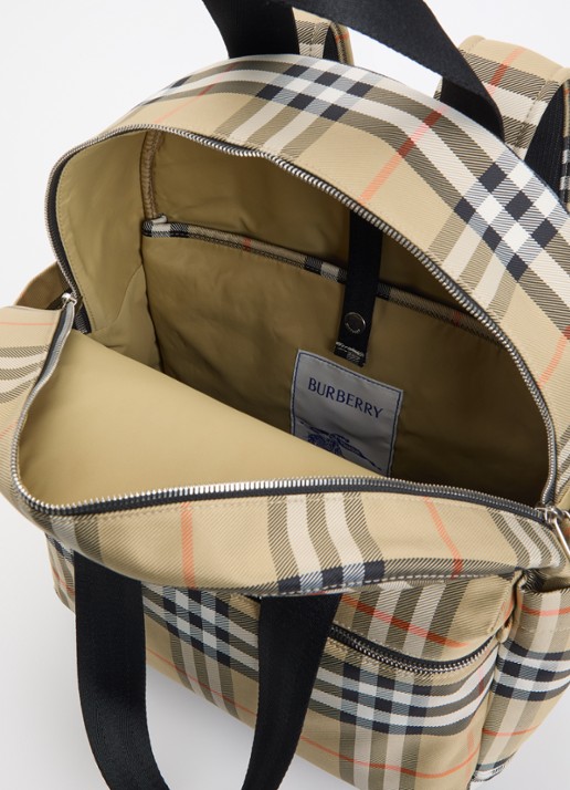 Burberry Norwich luiertas met ruitdessin - detail 3 beige