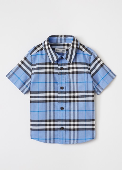 Burberry Owen overhemd met ruitdessin