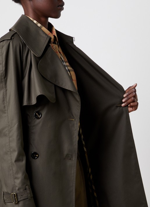 Burberry Pembury trenchcoat met strikceintuur - detail 2 bruin