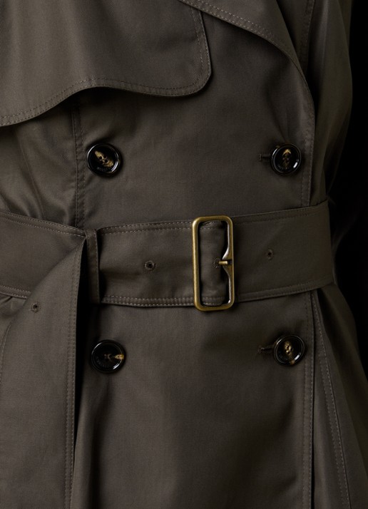 Burberry Pembury trenchcoat met strikceintuur - detail 3 bruin