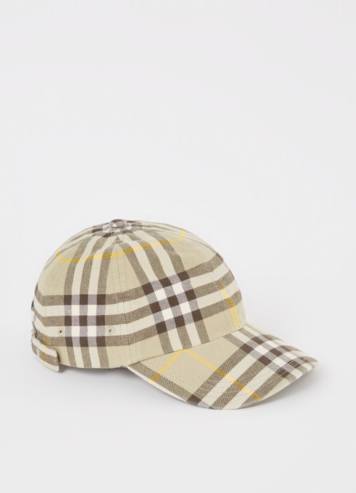 Burberry Pet met ruitdessin - voorkant 2 beige