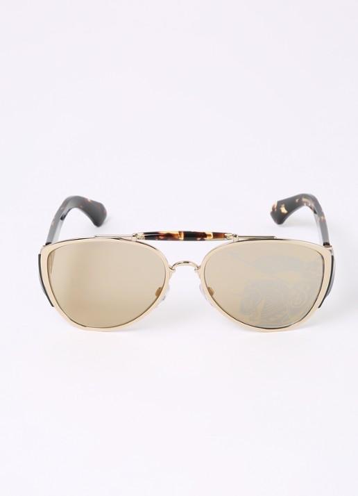 Burberry Piloten zonnebril BE3161   - detail goud