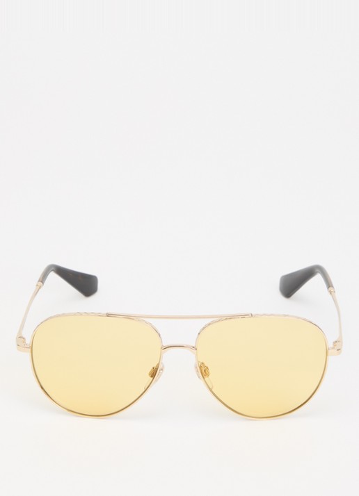 Burberry Piloten zonnebril BE3172 - detail goud