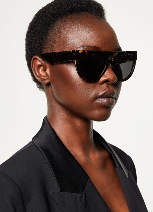 Burberry Piloten zonnebril BE4416U - voorkant 2 donkerbruin