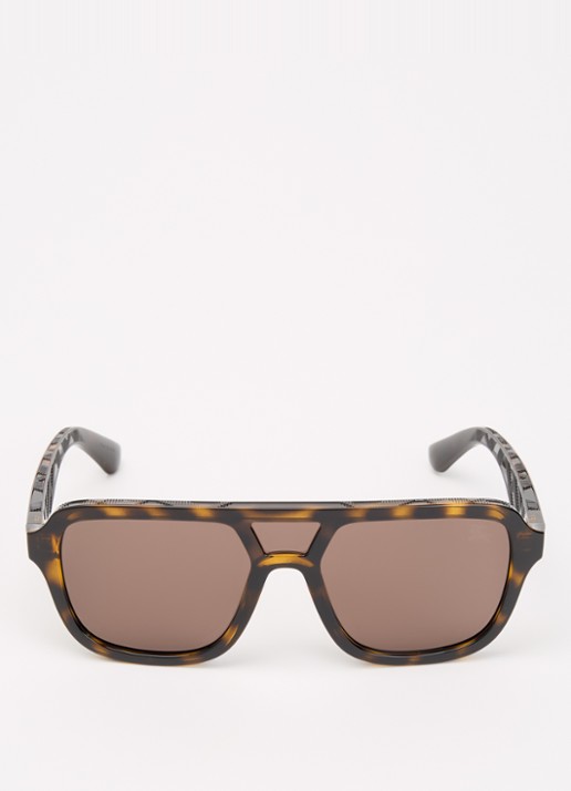 Burberry Piloten zonnebril BE4474 - detail 2 bruin