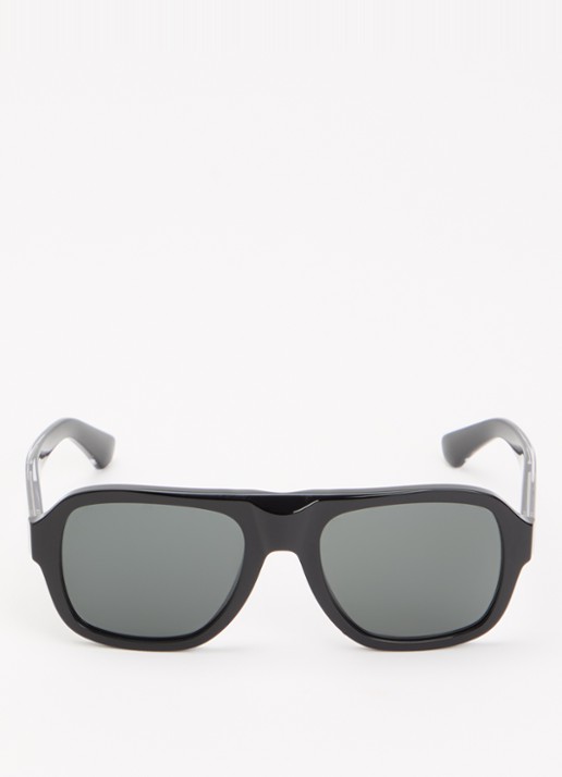 Burberry Piloten zonnebril BE4478 - detail zwart