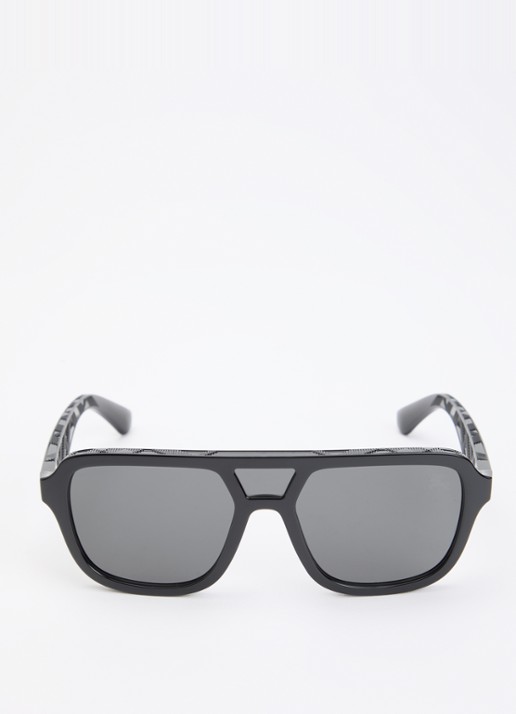 Burberry Piloten zonnebrillen BE4474U - detail zwart