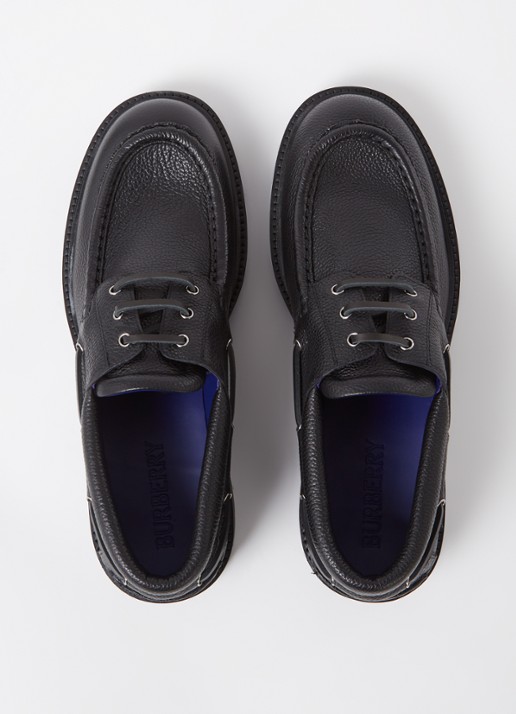 Burberry Raft veterschoen van kalfsleer - detail 4 zwart