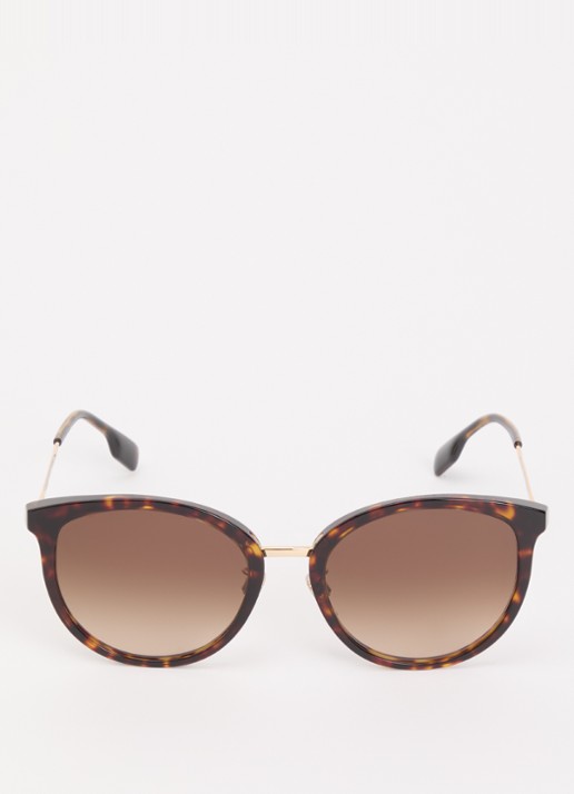 Burberry Retro zonnebril BE4289D - detail donkerbruin