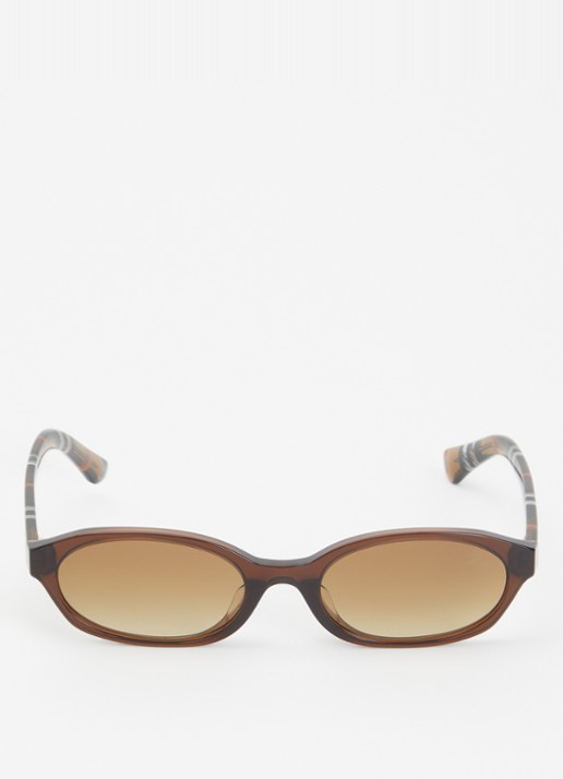Burberry Retro zonnebril BE4508D - detail bruin