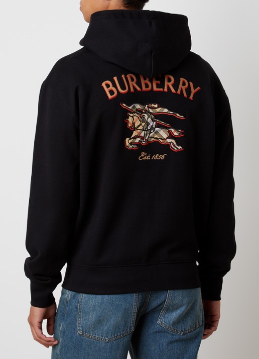 Burberry Rory sweatvest met logo- en backborduring