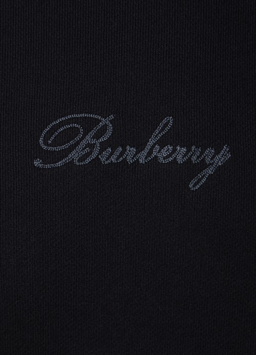 Burberry Rowan sweater met logo- en backprint - detail 3 zwart