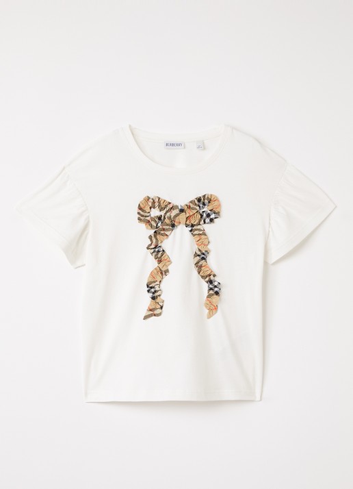 Burberry Roxy T-shirt met ruitdessin