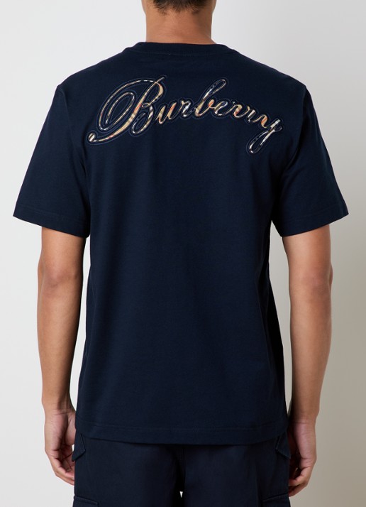 Burberry Ryan T-shirt met logoborduring