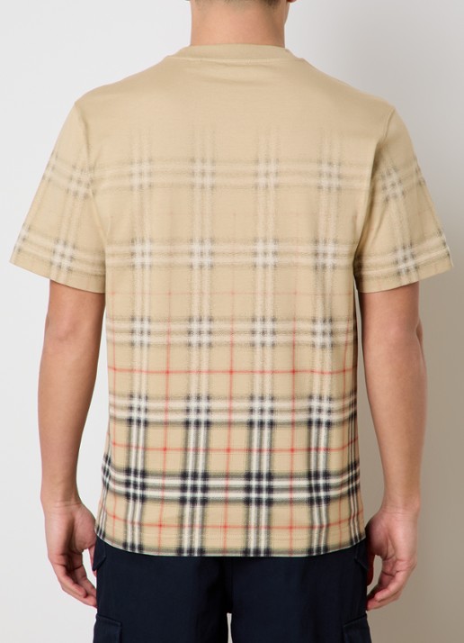 Burberry Ryan T-shirt met print - achterkant beige