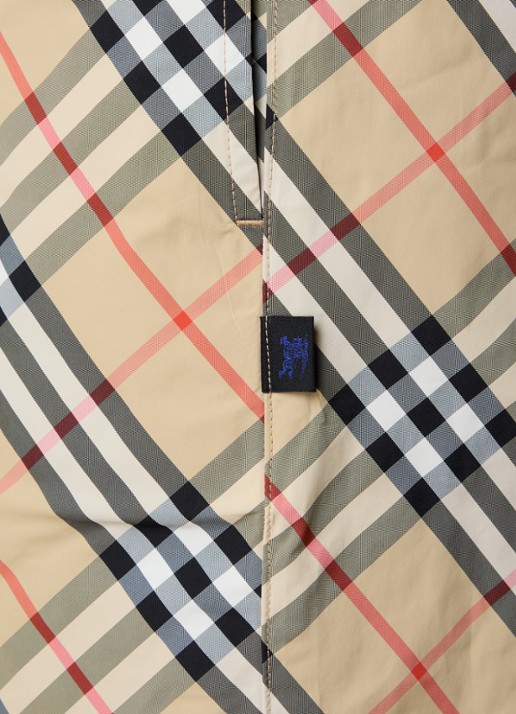 Burberry Seb zwemshorts met ruitdessin - detail 2 beige