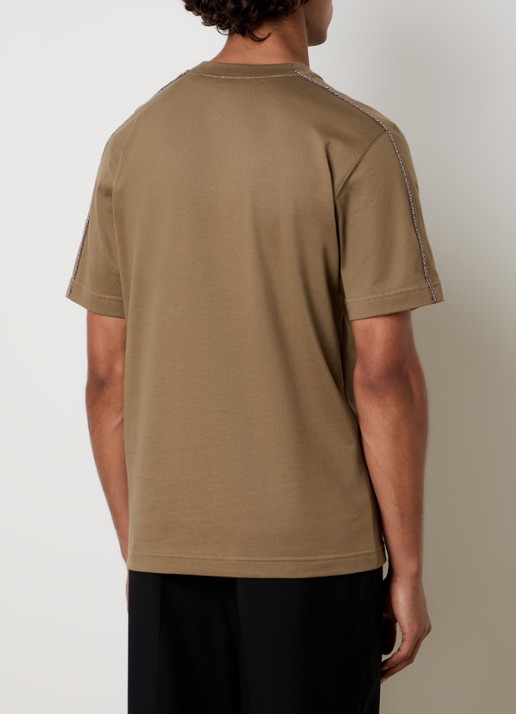 Burberry Seth T-shirt met logo - achterkant 3 camel