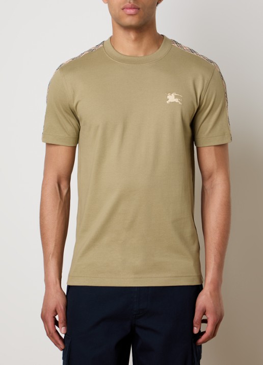 Burberry Seth T-shirt met logoborduring