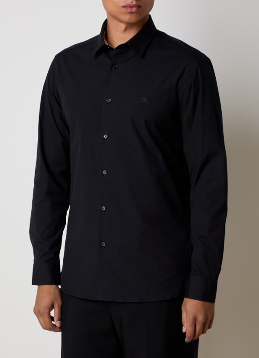 Burberry Sherfield slim fit overhemd met stretch