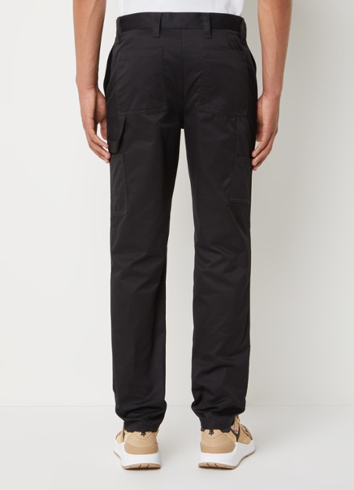 Burberry Slim fit pantalon met steekzakken - achterkant zwart