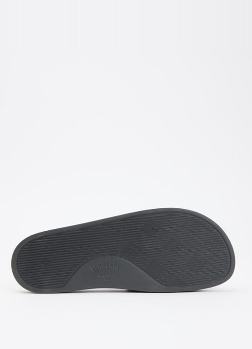 Burberry Slipper met logoprint - detail 4 antraciet