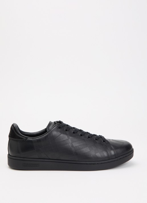 Burberry Sneaker van leer met details van suède