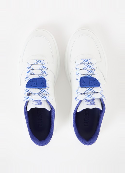 Burberry Terrace sneaker van kalfsleer - detail 3 wit