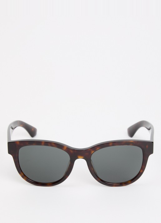 Burberry Wayfarer zonnebril BE4432U - detail donkerbruin