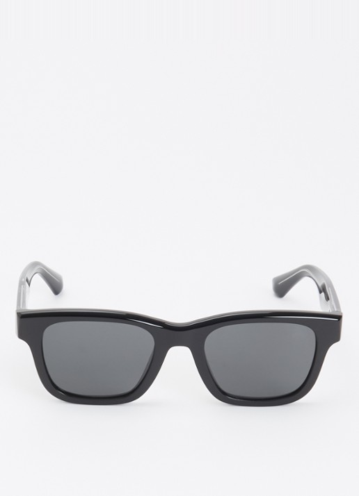 Burberry Wayfarer zonnebril BE4504 - detail zwart
