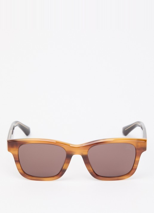 Burberry Wayfarer zonnebril BE4504 - detail bruin
