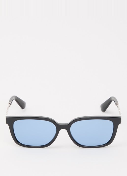 Burberry Wayfarer zonnebril gepolariseerd BE4481D - detail zilver