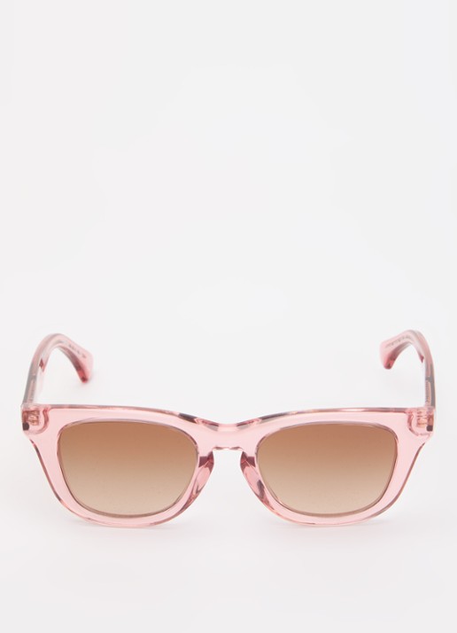 Burberry Wayfarer zonnebril JB4002 - detail roze