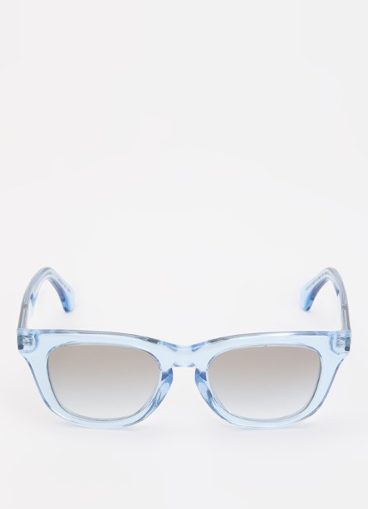 Burberry Wayfarer zonnebril JB4002 - detail 2 lichtblauw