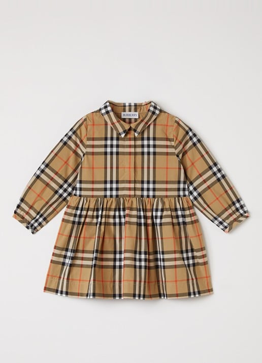 Burberry Winifred jurk met ruitdessin