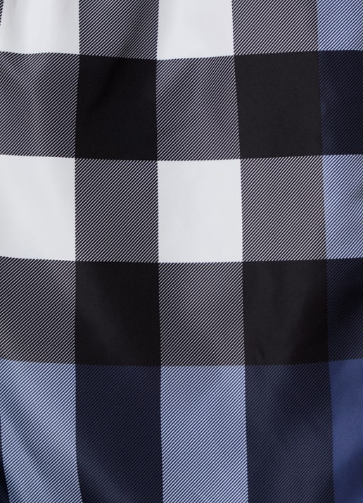 Burberry Zwemshorts met ruitdessin - detail 3 donkerblauw