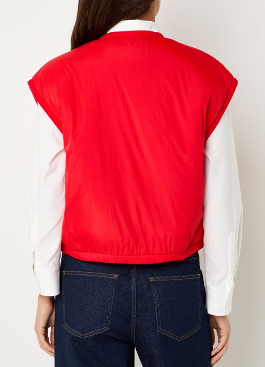 by-bar Gio bodywarmer met klepzakken - achterkant 4 rood