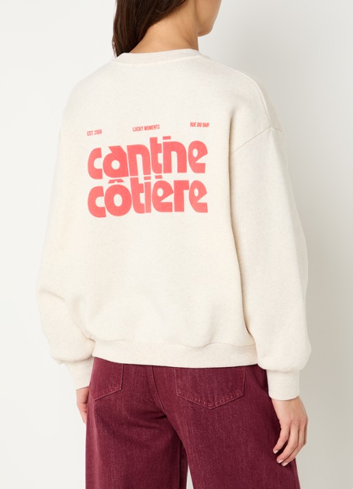by-bar Lili sweater met front- en backprint