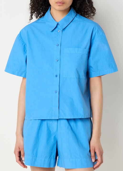 by-bar Mara blouse met borstzak
