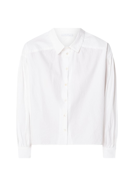 by-bar Sarah blouse met stretch - voorkant 2 wit