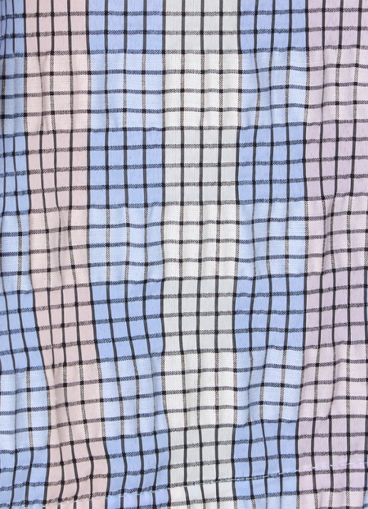 by-bar Vina tuniek met geruit dessin - detail 4 lavendel