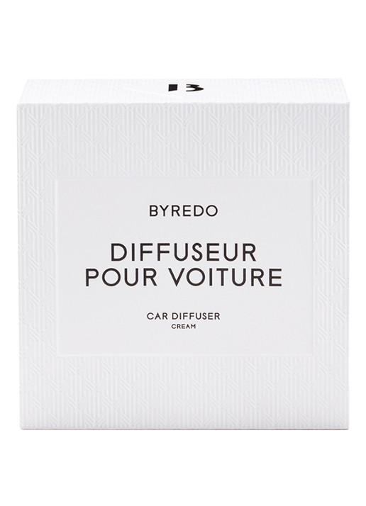 Byredo Car Diffuser Leather Case - autoparfum - voorkant 4 cream