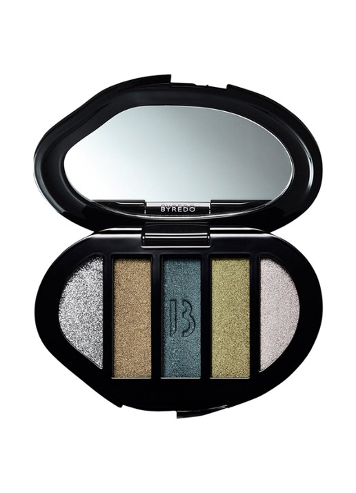 Byredo Eyeshadow 5 colours - oogschaduw palette - voorkant 2 metal boots in the snow