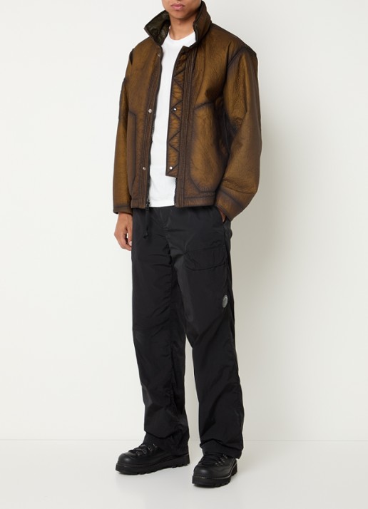 C.P. Company Bi-Face reversible jack met steekzakken - voorkant 3 groen