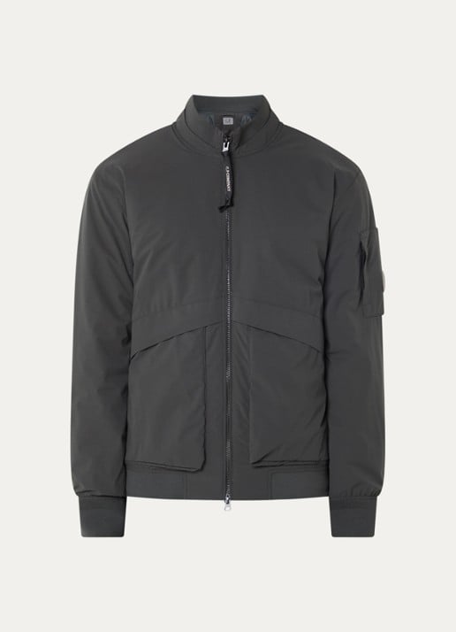 C.P. Company Pro-tek jack met ritszakken - voorkant 3 antraciet