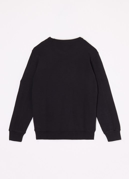 C.P. Company Sweater met logo - voorkant 2 zwart